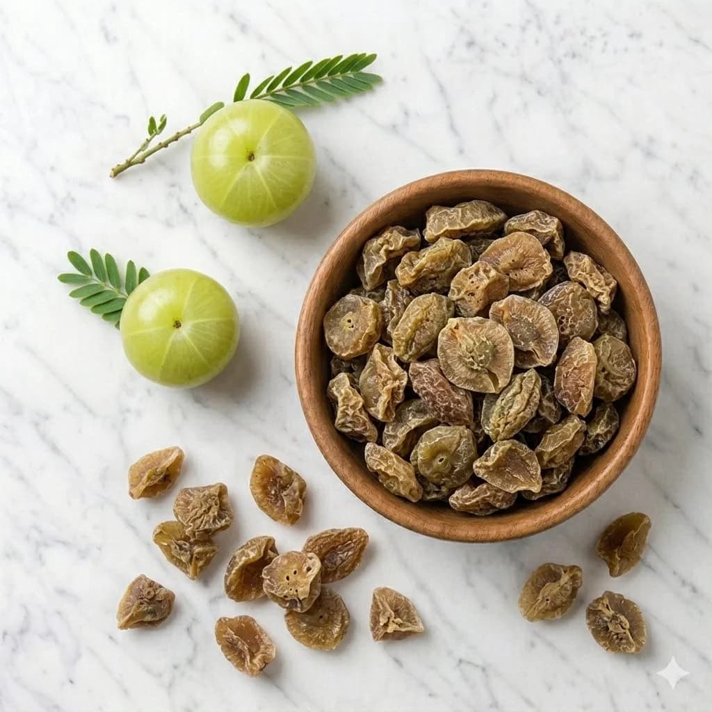 Lotus Mart Dried Amla (Indian Gooseberry) 200g
